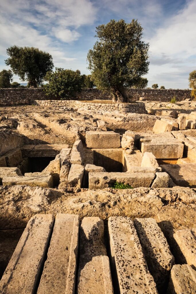 Het Archeologisch Park van Egnazia is een van de belangrijkste sites van Puglia