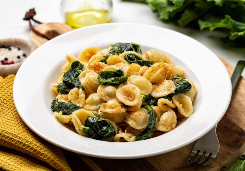 Recept Orecchiette con cime di rapa | Origineel recept voor Recept Orecchiette con cime di rapa | Recept Orecchiette met cime di rapa | Orecchiette recepten
