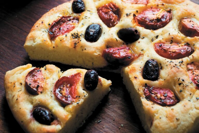 Originele recept voor Focaccia Barese - foto uit Italian Streetfood