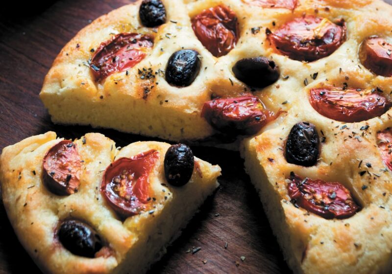Originele recept voor Focaccia Barese - foto uit Italian Streetfood
